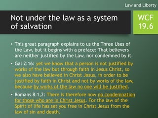WCF Chapter 19 - The Law of God | PPT