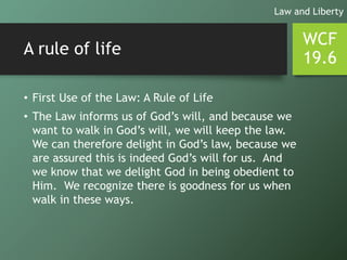 WCF Chapter 19 - The Law of God | PPT