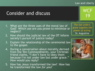 WCF Chapter 19 - The Law of God | PPT