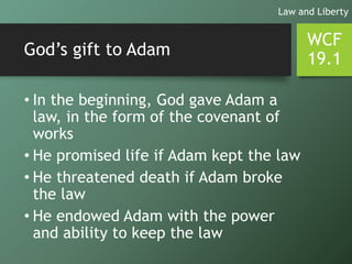 WCF Chapter 19 - The Law of God | PPTX