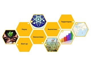 Start up
Экосистемы
Наука Аналитика
Территории
 