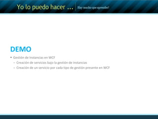 GESTIÓN DE INSTANCIASSingleton: todos los clientes están conectados de forma independiente a la misma instancia únicaServicioClienteClienteInstancia A