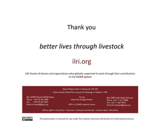 Innovative use of conventional and new technologies to unravel breed options for smallholder dairy production in Africa