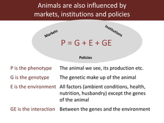 Innovative use of conventional and new technologies to unravel breed options for smallholder dairy production in Africa
