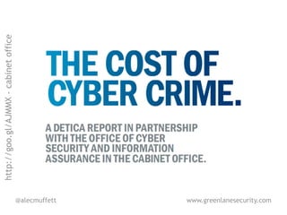 http://goo.gl/AJMMX - cabinet office




                                       @alecmuffett   www.greenlanesecurity.com
 