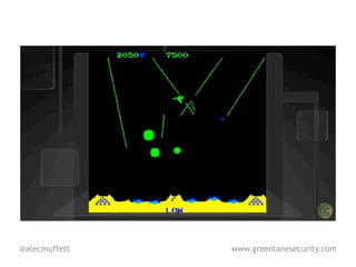 @alecmuffett   www.greenlanesecurity.com
 