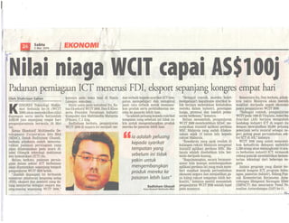 WCIT 2008 in news prints