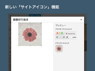 新しい「サイトアイコン」機能
 