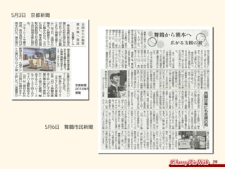 39
5月3日　京都新聞
　　　　　　　5月6日　舞鶴市民新聞　
 