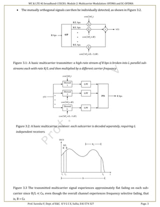 Wc Lte 4g Broadband Module 2 2019 By Prof Suresha V Pdf