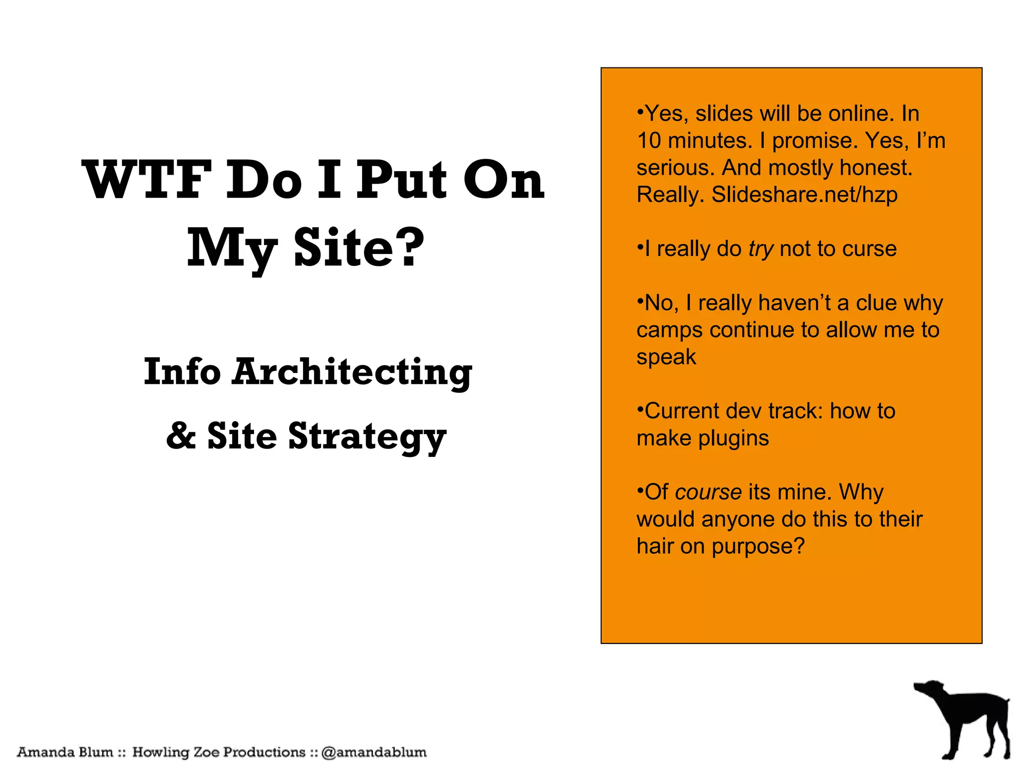 WordCamp Las Vegas Site Architecture & Branding | PPT | Free Download