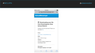 #WCLVPA @eileenviolini
 