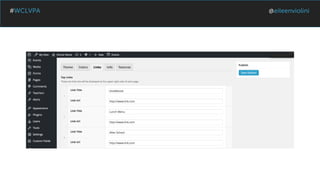 #WCLVPA @eileenviolini
 