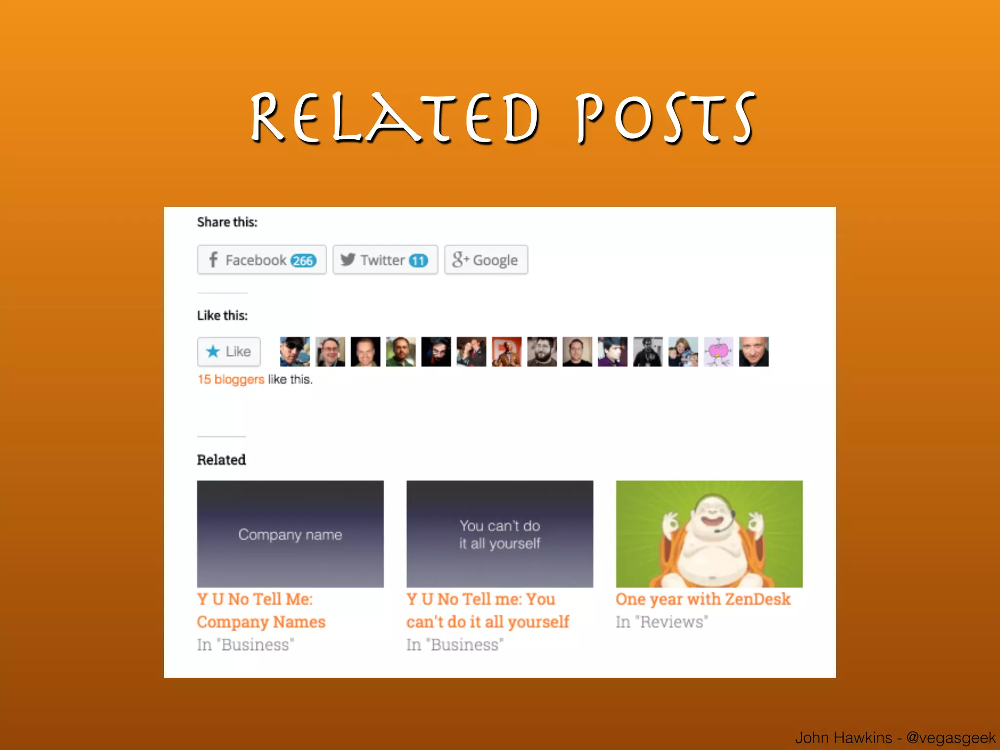John Hawkins - @vegasgeek
Related Posts
 