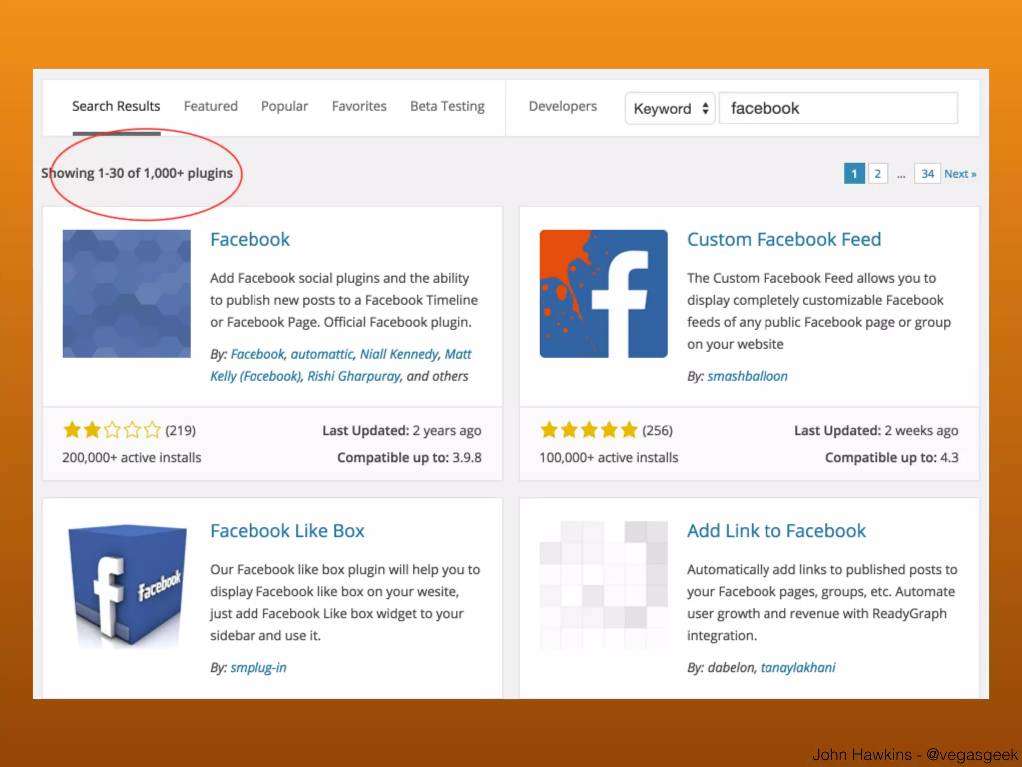John Hawkins - @vegasgeek
 