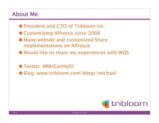 WCM-8 A Tale of Two Web Quick Start Implementations | PPT