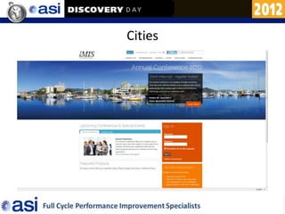 Cities
MasterPage/Template to use for the site's
layout
• Forest

Theme (colors, fonts, etc.)
• Aspen
• Austin
 