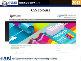 CSS colours
 