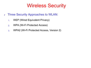 Comprehensive Overview of Wireless Network Security: WEP, WPA, and WPA2 ...