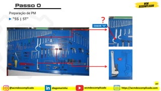 @wcmdescomplicado diegomarinho https://wcmdescomplicado.com
wcmdescomplicado
Preparação de PM
► “5S | 5T”
?
CHAVE “X”
187
 
