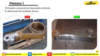 @wcmdescomplicado diegomarinho https://wcmdescomplicado.com
wcmdescomplicado
► Restauração de condições básicas
Antes Depois
Eliminação e prevenção da degradação acelerada
203
 