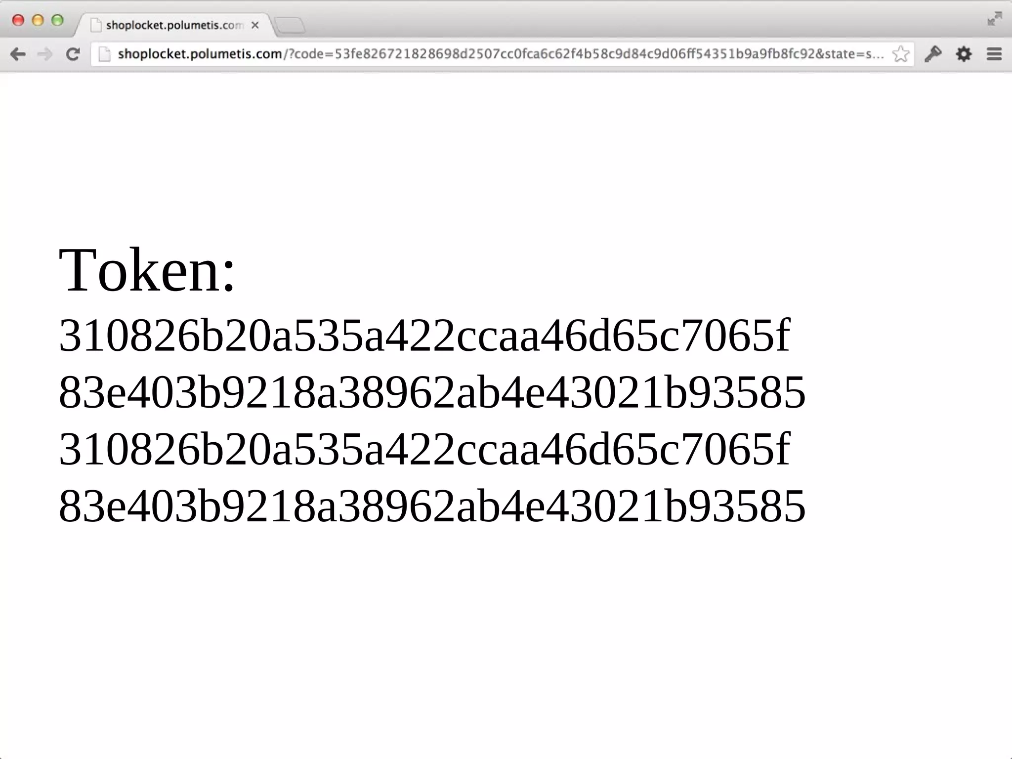 Token:
310826b20a535a422ccaa46d65c7065f
83e403b9218a38962ab4e43021b93585
 
