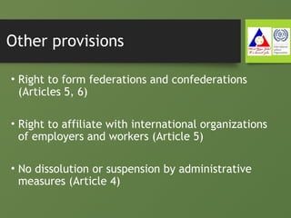 Freedom of Association Standards and Principles | PPTX