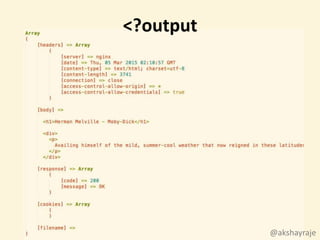 <?output
@akshayraje
 