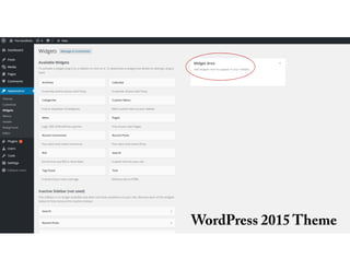 WordPress 2015 Theme