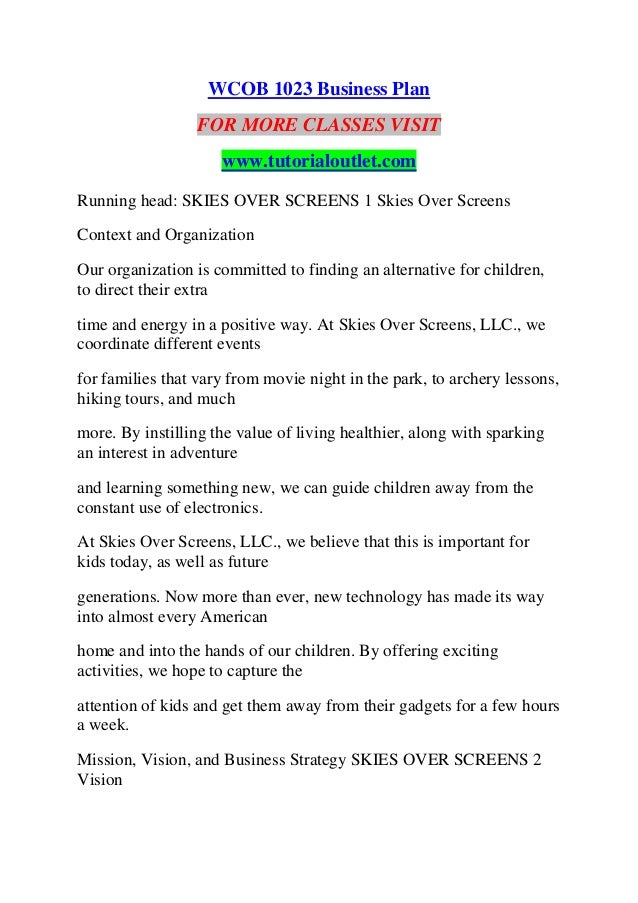 Simple business plan example pdf picture