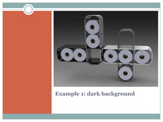 Example 1: dark background