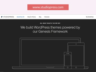 12
www.studiopress.com
 