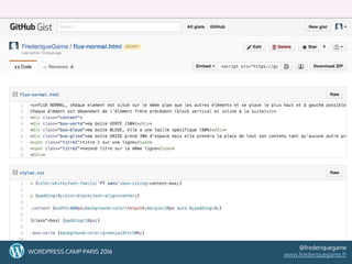 35353535WORDPRESS CAMP PARIS 2016
@frederiquegame
www.frederiquegame.fr
 