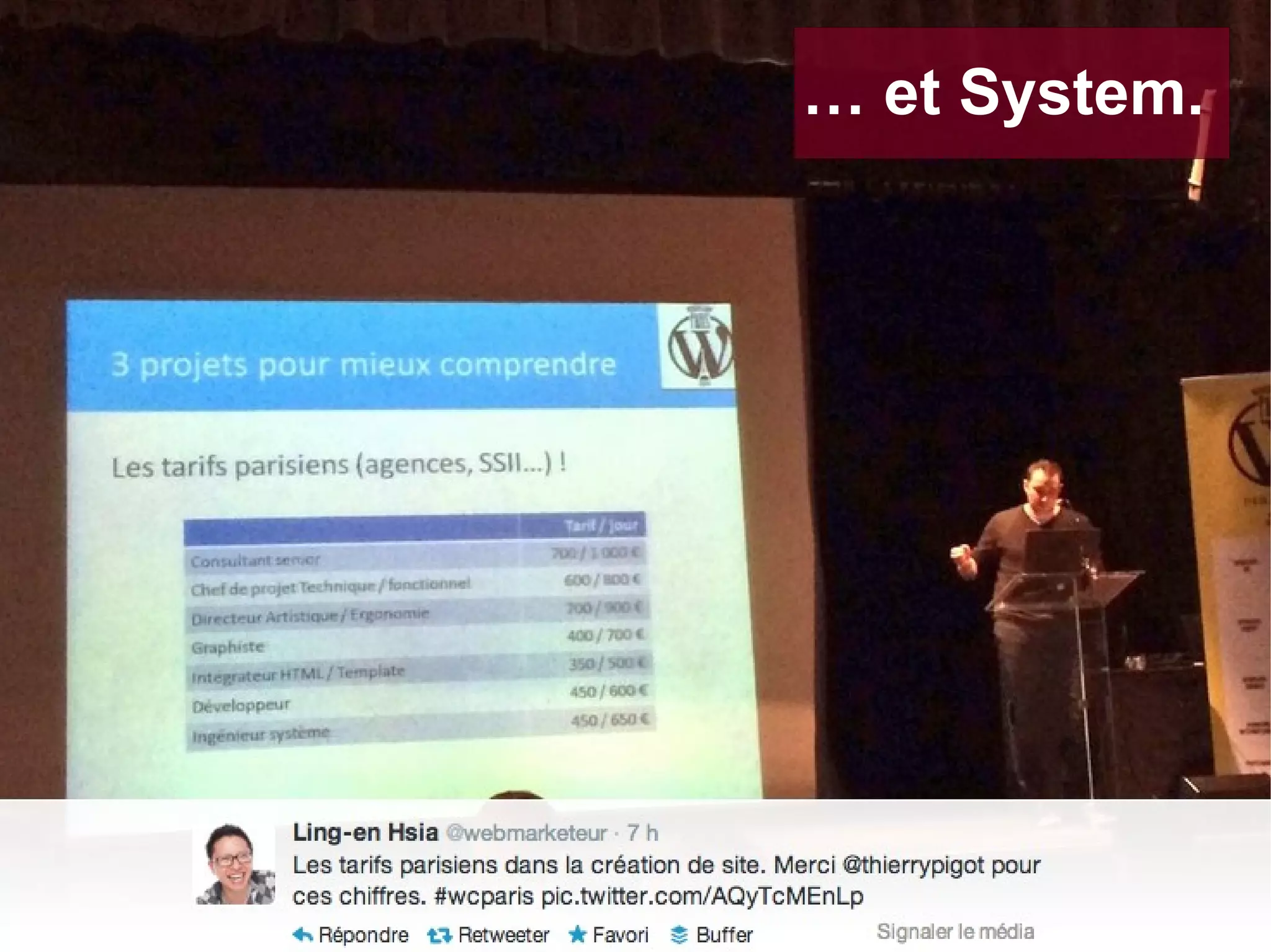 … et System.

 