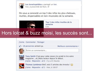 Hors lolcat & buzz moisi, les succès sont...

 