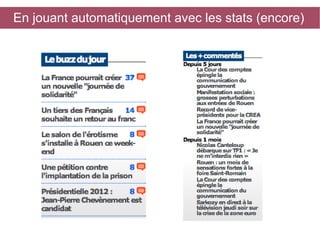 En jouant automatiquement avec les stats (encore)

 