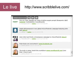 Le live

http://www.scribblelive.com/

 