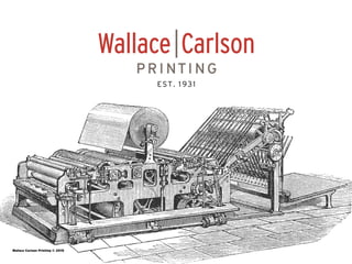 Wallace Carlson Printing © 2015
 
