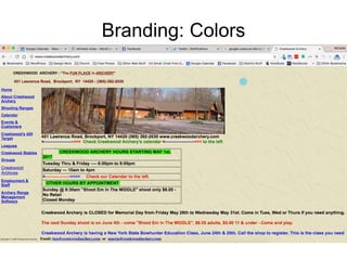 Branding: Colors
 