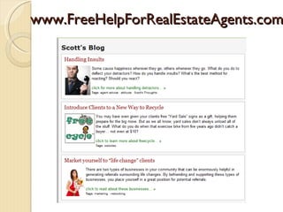 www.FreeHelpForRealEstateAgents.com
 