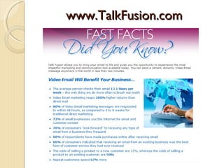 www.TalkFusion.com
 