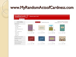 www.MyRandomActsofCardness.com
 