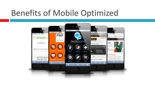 Benefits	
  of	
  Mobile	
  Optimized
 