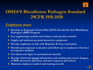 Wcs blood borne pathogens training | PPT