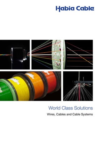 World Class Solutions 
Wires, Cables and Cable Systems 
 