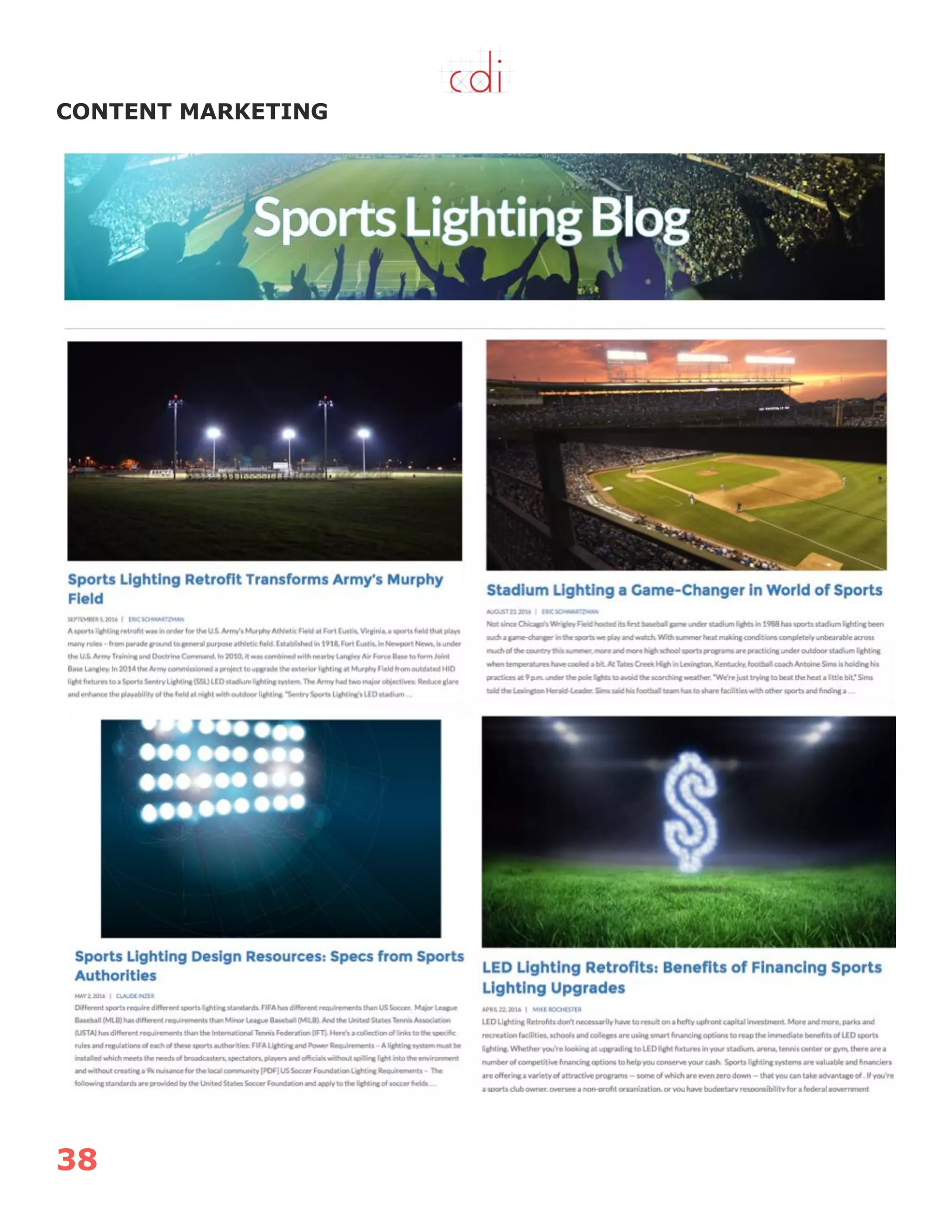 38
CONTENT MARKETING
 