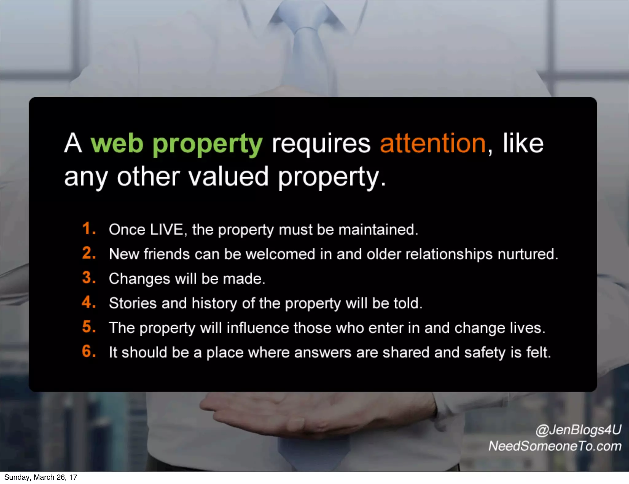 Sunday, March 26, 17
 