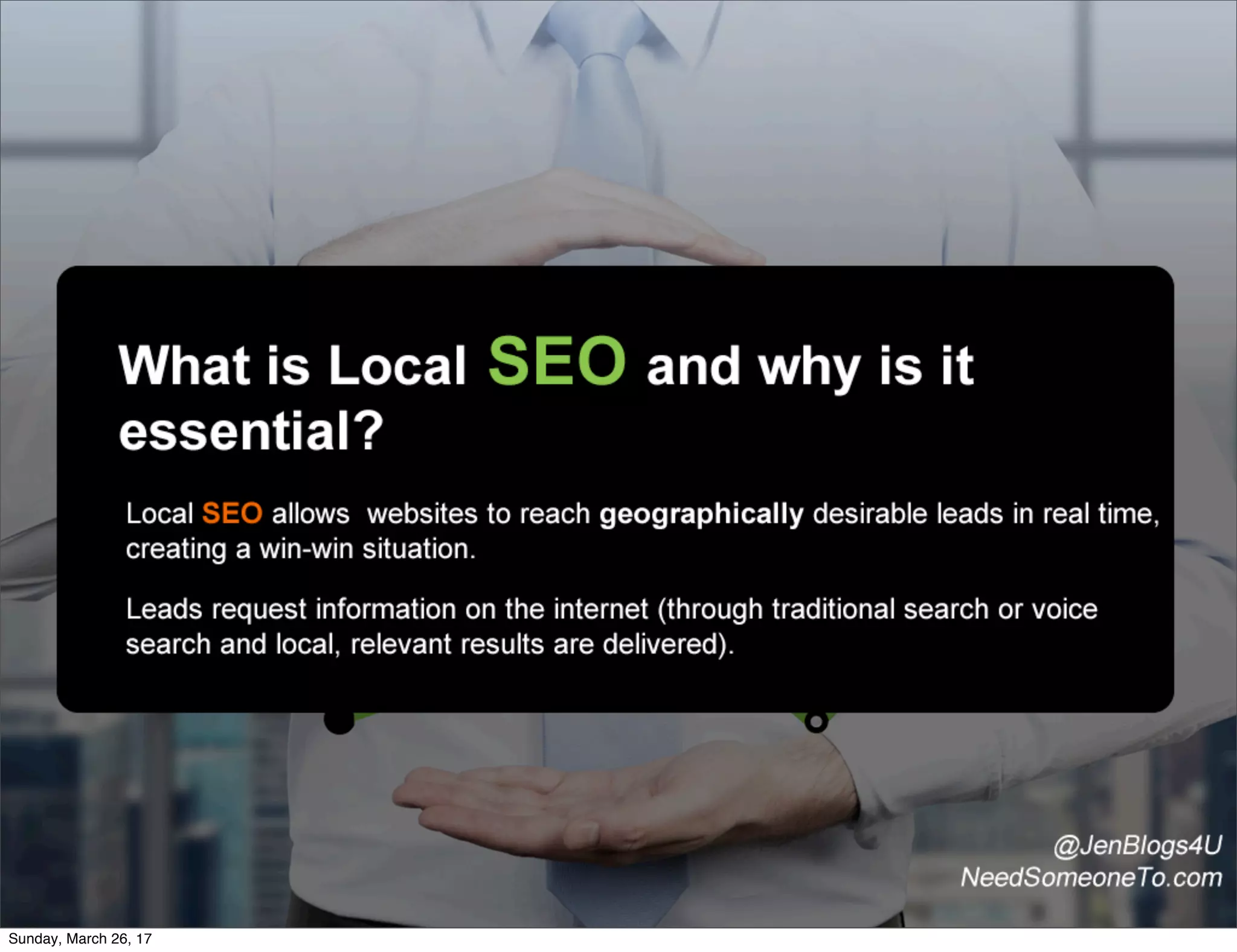 Sunday, March 26, 17
 