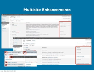Multisite Enhancements

lunes 16 de diciembre de 2013

 