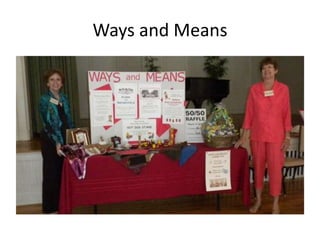 Ways and Means

 
